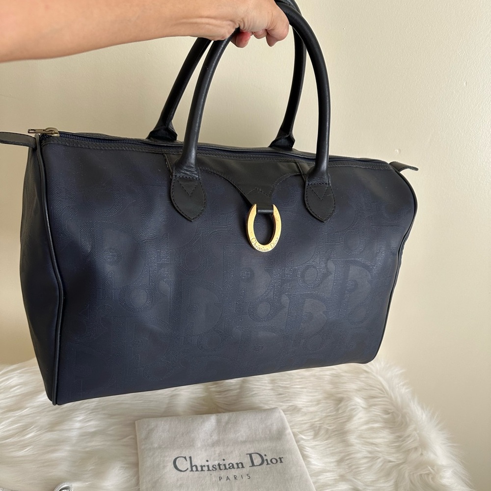 Auth DIOR Boston Bag EUC